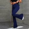 Pantalones Largos Europeos y Americanos sin Costuras de Cintura Alta con Pierna de Melocotón para Mujer, Sin Líneas Incómodas, Levanta Glúteos, Ropa Exterior Casual, Pantalones de Yoga