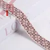 Cinta jacquard cuadrada de cuatro hojas de 2.5CM, accesorio para ropa, decoración del hogar, cortinas y varias decoraciones DIY G3672