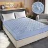 Sábana bajera acolchada de algodón liso, gruesa y ajustada, lavable a máquina, apta para colchón Simmons, cama doble de 1.8m, 1.5m