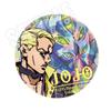JoJo's Wonderful Adventure Espelho de Vento Dourado COS Yum Pingente Distintivo de Animação Secundária F