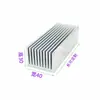Disipador de calor de chip electrónico de perfil de aluminio para CPU de placa base para energía nueva, módulo amplificador de potencia de dientes finos, conducción de calor de router