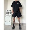 Pantalones Cortos de Color Sólido Estilo Retro Americano para Hombre, Pantalones Cortos de Entrenamiento de Baloncesto de Verano, Pantalones Cortos Deportivos de Fitness hasta la Rodilla