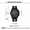 AliExpress Novo Relógio Esportivo Masculino de Silicone Quartzo Versátil Estilo Mecânico Cool Relógio de Estudante
