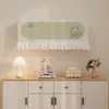 Funda de aire acondicionado estilo crema de dibujos animados, cubierta antipolvo de pared, cortina de cobertura completa bloqueadora de viento, cortina decorativa de tela para el hogar