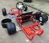 Acessórios para Kart de Drift de Motocicleta de Quatro Rodas DIY Conjunto Completo de Chassi Carroceria Direção Dianteira Eixo Traseiro Ponte Traseira Pneus 5 polegadas