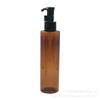 Frasco de óleo de limpeza cosmético de 120ml Frasco de loção PET de óleo de limpeza de chá preto de 150ml Frasco secundário