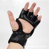 Luvas de Boxe Masculinas Meio Dedo Treino de Luta Sanda Fighting MMA Profissional Dedo UFC Espessas Saco de Pancadas Adulto Nudilhos