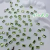 Pedras de strass para nail art verde claro, com base pontiaguda, formas sortidas, verde translúcido, decorações populares e luxuosas de strass para nail art