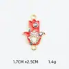 Acessórios DIY Olho de Diabo de Liga Estilo K Ponto de Palma Diamante Pingente de Colar Pulseira Pingente Único Pendurado Venda por Atacado