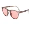 Nuevas Gafas de Sol para Niños Gafas Plegables para Niños Europeas y Americanas Gafas de Sol Plegables Retro para Bebé Gafas de Sol Portátiles