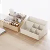Caixa Organizadora de Mesa com Grande Capacidade para Organizar Cosméticos, Controles Remotos, Itens Diversos e Porta-Canetas; Caixa Organizadora Compartimentada para a Sala de Estar
