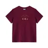 Camiseta de Manga Corta para Mujer de Mediana Edad, Cuello Redondo a la Moda, Tallas Grandes, Nuevo Estilo de Verano, Corte Holgado, Top Adelgazante, Camiseta de Manga Media