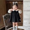 Roupa de Bebê Primavera & Outono Estilo Coreano Infantil Outono Ins Vestido Camiseta para Usar por Baixo Conjunto de Duas Peças Categoria a Roupas para Bebê