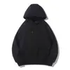 Sudadera con capucha forrada de forro polar para hombre y mujer, comercio exterior transfronterizo al por mayor, sudaderas casuales holgadas con estampados únicos para otoño e invierno