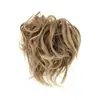 Peruca Europeia e Americana Feminina Elástico Fibra Química Anel de Peruca Anel de Cabelo para Coquetel / Anel de Cabelo Cacheado Fofo Bagunçado Peruca Transfronteiriça