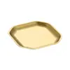 Plato Octagonal de Acero Inoxidable para Comercio Exterior Transfronterizo, Plato para Salsas Estilo Vintage, Plato para Postre de Restaurante, Plato Cuadrado Comercial