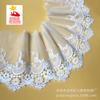 Accesorios de vestido de novia de flores tridimensionales falda extendida de malla material diy encaje bordado 15cm 6785201