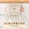Bote de Basura de Cocina sin Perforaciones Puerta de Gabinete Montado en la Pared Cesto de Basura Doméstico Plegable Cubo de Almacenamiento para Baño Inodoro