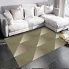 Comércio exterior sala de estar quarto flanela esponja de memória Caxemira de cristal imitação de caxemira antiderrapante luxo leve tapete abstrato