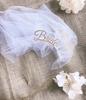Mulheres europeias e americanas Carta noiva cabelo aro véu de casamento dama de honra headband temperamento moda chapelaria elegante coroa de cabelo