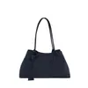 Bolso bandolera de cuero suave de un solo hombro diseño de nicho textura de cuero y terciopelo bolso de mujer de gran venta bolso tote versátil de gran capacidad