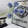 Flores de Rosa Artificiales de 5 Cabezas para Arreglos de Boda, Flores Decorativas para Fotografía, Arreglos de Flores Artificiales al por Mayor