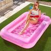Cama Flutuante Inflável para Piscina Adulto Piscina para Bronzeamento Banho de Sol Prancha Flutuante Verão Festa na Água Espreguiçadeira