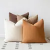 Fundas de cojín de pana lisas, minimalistas y transfronterizas, con patrón de grano de maíz, para decoración de sofá de sala de estar, juego de cuatro fundas de almohada