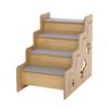 Escaleras para Mascotas Cama para Perros Escalera de Ascenso Pendiente Antideslizante Pasos Cuatro Estaciones Pequeña Escalera para Perros Ancianos Cama de Noche Sofá
