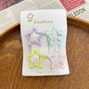Pasador de estrella no daña el cabello lindo clip para flequillo clip para frente clip lateral pasador pequeño accesorios para el cabello clip BB para niños