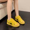 Xiaolangte En Stock Zapatos Estrella Tenis Negros y Rosas para Mujer Zapatos de Pan Retro Diseño de Nicho Celebridad de Internet Zapatos Deportivos Hombre