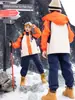 Uniforme escolar para alunos do ensino fundamental Jaqueta de três peças Jardim de infância Roupas de jardim Primavera, outono e inverno Roupas de classe infantil engrossadas Três em um