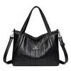 Bolsa Tote Popular Transfronteiriça Bolsa Feminina Nova Couro Macio Bolsa de Ombro Feminina Grande Capacidade Bolsa para Mãe de Meia Idade Bolsa Transversal