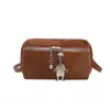 Estilo Coreano Retro Gamuza Transfronterizo para Mujer 2026 Nuevo Gran Capacidad Moda Textura Mate Bolso Cruzado al Hombro Tipo Caja