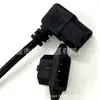 Enchufe de escritorio en codo C13c14 cable de enchufe para chasis principal de computadora con orificio para tornillo cola de pin protección contra fugas