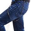 Nueva cadena punk para pantalón de una sola capa, cadena básica para la cintura, disco rock, no convencional, personalizada, cadena para billetera colgante, accesorios