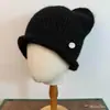 Gorro de Lana Tejida con Orejas de Gatito Lindas, Divertido para Otoño e Invierno, Que Reduce la Edad y Adelgaza la Cara, Color Sólido Versátil