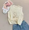 Chaleco sin mangas hueco holgado estilo coreano, dulce, color sólido, estilo old money, retro, estilo casual, top tipo jersey, para el día a día