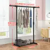 Tendedero de ropa simple de pie para dormitorio, Barra de ropa plegable para el hogar, Tendedero para balcón interior, Perchero para secar ropa, Armario