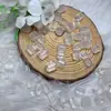 Cristal Blanco Natural, Cristal Rosa, Amatista, Cuentas Separadoras Aleatorias, Cuentas Sueltas, Pulsera Semi-terminada, Accesorios para Pulseras DIY