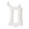 Tabla gua sha de imitación cerámica ABS para cuerpo, terapia facial, relajación muscular, aplicador para masaje de ojos, cepillo de meridianos de belleza para abdomen