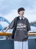Camisa de manga curta de verão, terno para meninos, roupa casual, moda de marca, roupa masculina bonita, camiseta esportiva estampada para estudantes