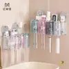 Suporte de Escova de Dentes com Ventosa, Porta-Copo de Escova de Dentes para Banheiro sem Furos, Suporte de Parede para Escovas de Dentes, Armazenamento de Copo para Escovas de Dentes