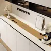 Protetor de Bancada de Jantar Estilo Morandi, Toque de Luxo Leve de Alta Qualidade, Toalha de Mesa Longa, Aparador de Entrada para Sapatos, Rack de TV, Jogo Americano