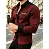 Nova Camisa Masculina de Manga Longa com Estampa 3D Outono 2026 Primavera e Outono SHEIN AliExpress Moda Transfronteiriça Tendência Top