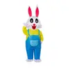 Amazon Transfronterizo Nuevo Conejo de Pascua Divertido Creativo Marioneta Caminante Performance Disfraz Inflable de Conejo Blanco Grande