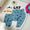 Amazon perro heterosexual cachemira imitación alfombrilla de suelo absorbente fácil de secar baño alfombrilla antideslizante manta de mesita de noche alfombrilla antideslizante temu