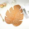 Tapete de Mesa PVC Cortado Bronze Estilo Western Impermeável Antiderrapante à Prova de Poeira Doméstico Simples Decorativo Isolante Lavável