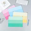 Transparente a4pp Zipper Bag Estéreo Espessado Ampliado Paetês Simples Drift Areia Estudante Teste Papel Saco de Armazenamento Bonito DIY