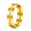 Anillos Lisos de Acero Inoxidable Incrustados con Diamantes para Hombres y Mujeres, Anillos de Pareja, Set de Joyería de Lujo Ligero, Anillo con 7 Engastes de Diamante